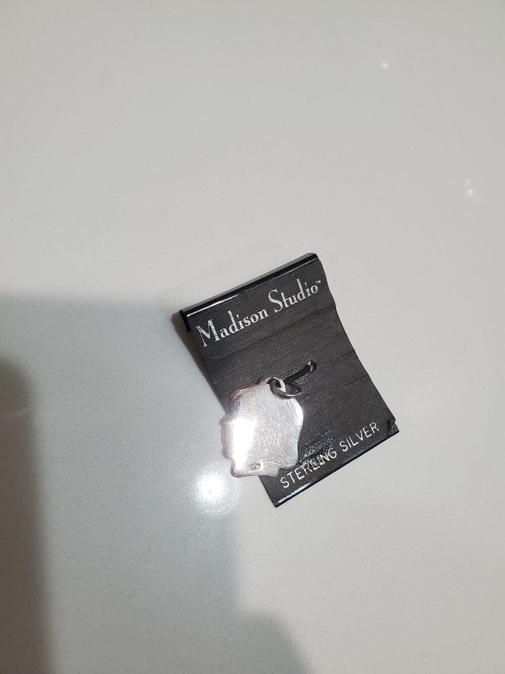 Sterling Silver Girl Silhouette Charm